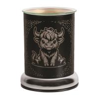 Aroma Black Highland Cow Touch Electric Wax Melt Warmer Extra Image 1 Preview